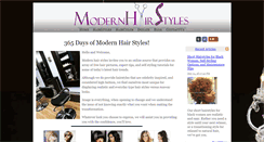 Desktop Screenshot of modern-hair-styles.com