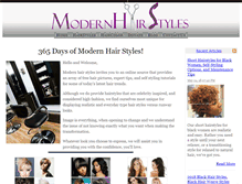 Tablet Screenshot of modern-hair-styles.com